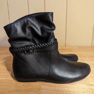 Black ankle booties